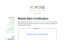 Desktop Screenshot of nemone.it